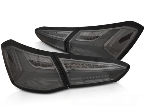 Baklykter Ford Focus 4 18-21 Hatchback LED Bar SEQ Røykfarget – bilde 2 av 2
