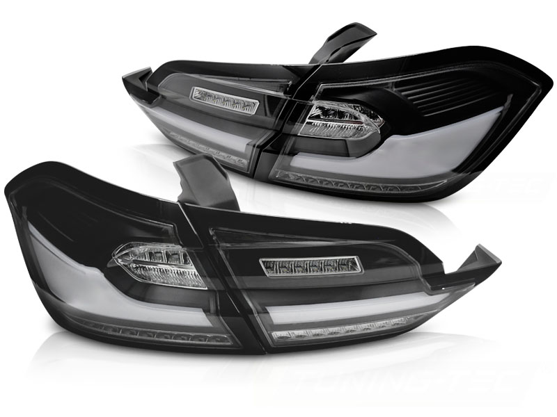 Baklykter Ford Fiesta MK8 17-21 Hatchback Led Black - Bilde 2