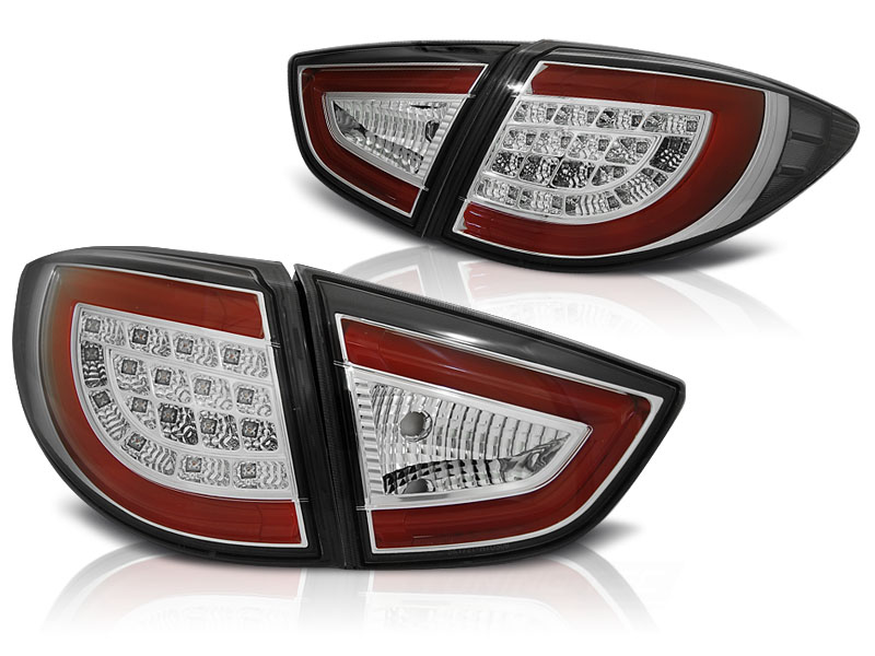 Baklykter Hyundai IX35 09-09.13 Chrome Led - Bilde 2