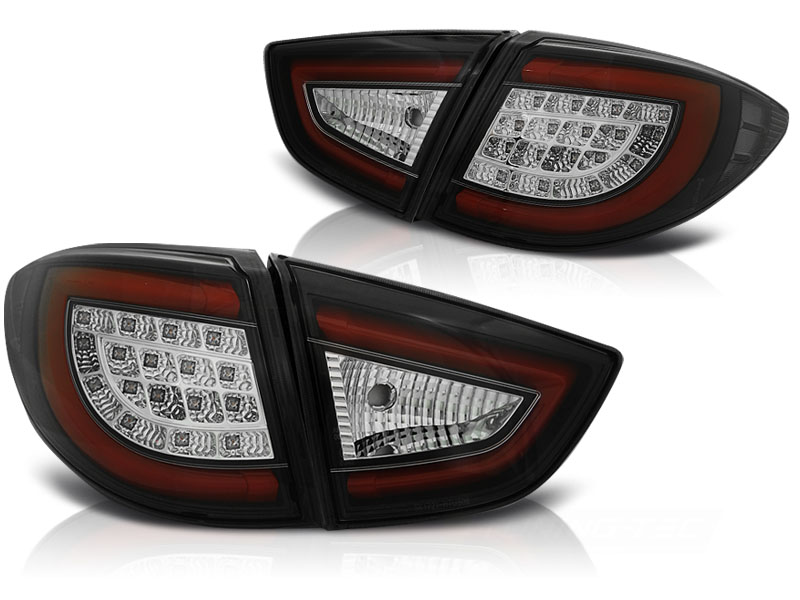 Baklykter Hyundai IX35 09-09.13 Black Led - Bilde 2