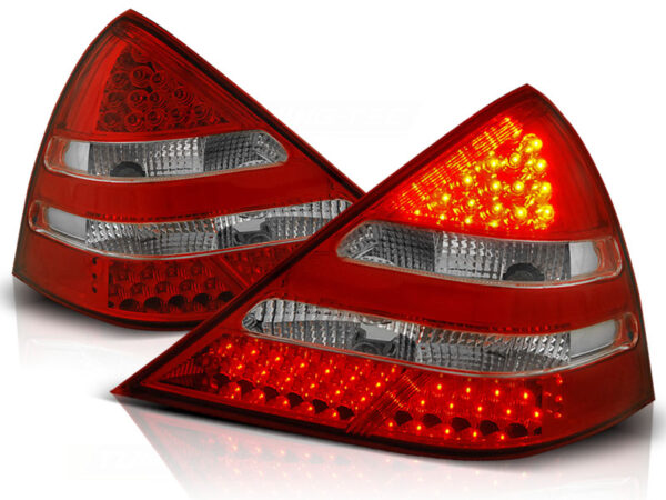 Baklykter Mercedes R170 SLK 04.96-04 LED Rød/Hvit – bilde 2 av 2