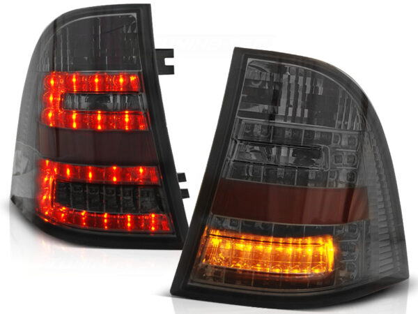Baklykter Mercedes W163 ML M-Class 03.98-05 LED Røykfarget