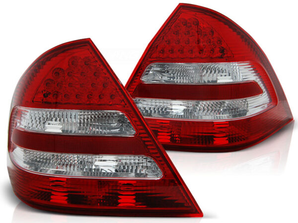 Baklykter Mercedes C-Class W203 Sedan 04-07 LED Rød/Hvit – bilde 2 av 2