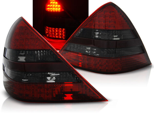 Baklykter Mercedes R170 SLK 04.96-04 LED Rød/Røykfarget – bilde 1 av 2