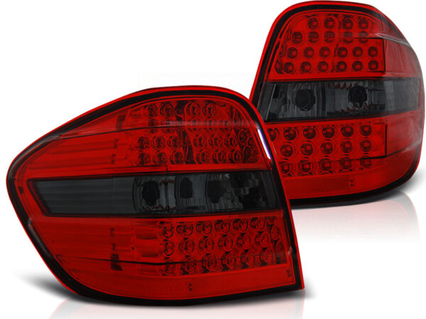 Baklykter Mercedes M-Class W164 05-08 LED Rød/Røykfarget – bilde 2 av 2