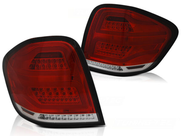 Baklykter WHIE Mercedes M-Class W164 05-08 LED Bar Rød – for original LED – bilde 2 av 2