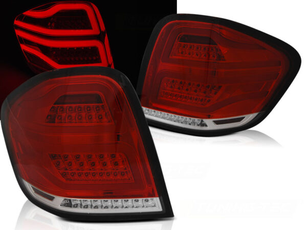 Baklykter WHIE Mercedes M-Class W164 05-08 LED Bar Rød – for original LED – bilde 1 av 2