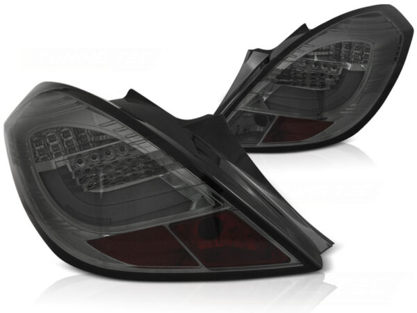 Baklykter Opel Corsa D 3D 04.06-14 Hatchback 3D LED Bar Røykfarget – bilde 2 av 2