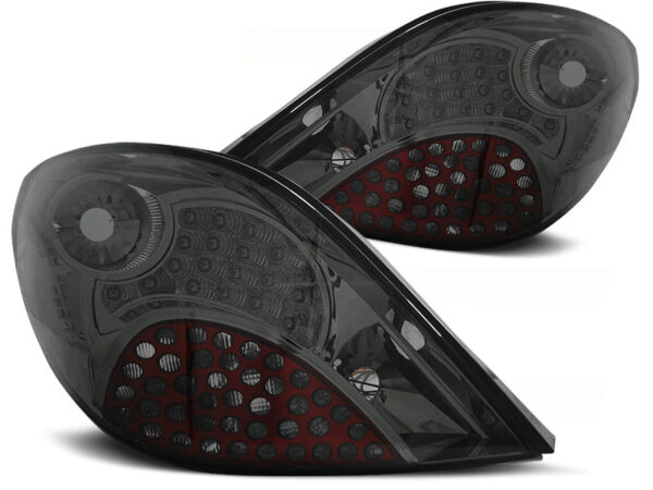 Baklykter Peugeot 207 3D/5D 05.06-06-.09 Hatchback LED Røykfarget – bilde 2 av 2