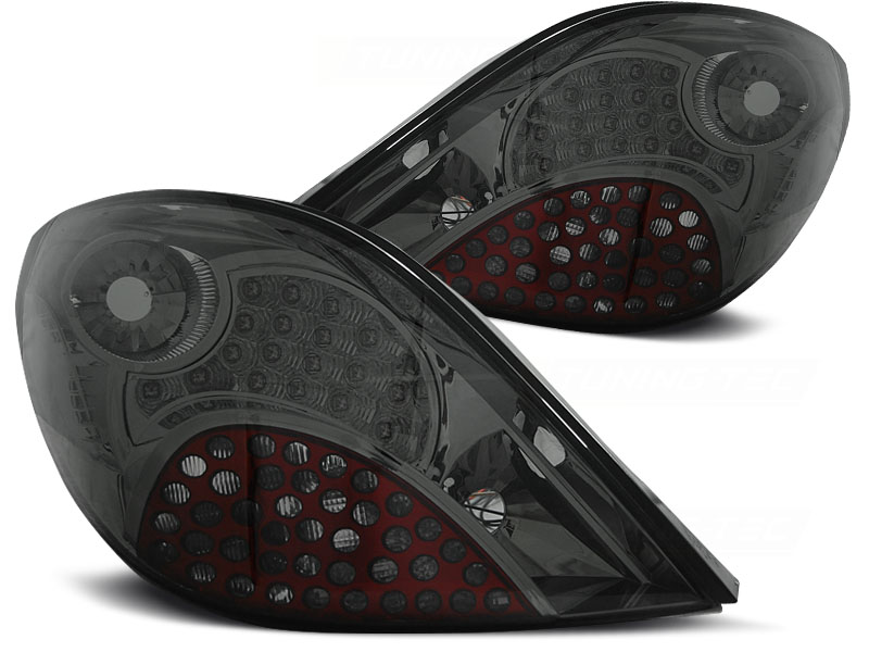 Baklykter Peugeot 207 3d / 5d 05.06-06.09 Smoke Led - Bilde 2