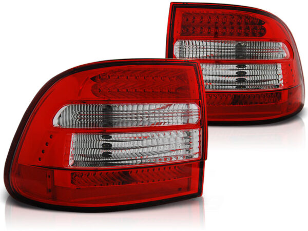 Baklykter Porsche Cayenne 02-06 LED Rød/Hvit – bilde 2 av 2