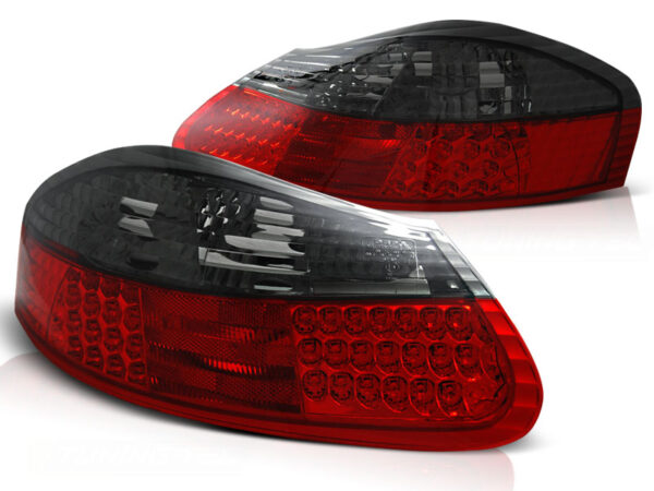 Baklykter Porsche BOXSTER 96-04 LED Rød/Røykfarget – bilde 2 av 2