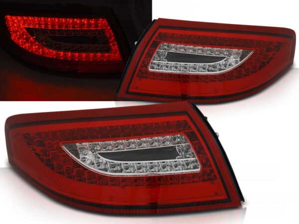 Baklykter Porsche 911 996 99-04 LED Rød/Hvit – bilde 1 av 2