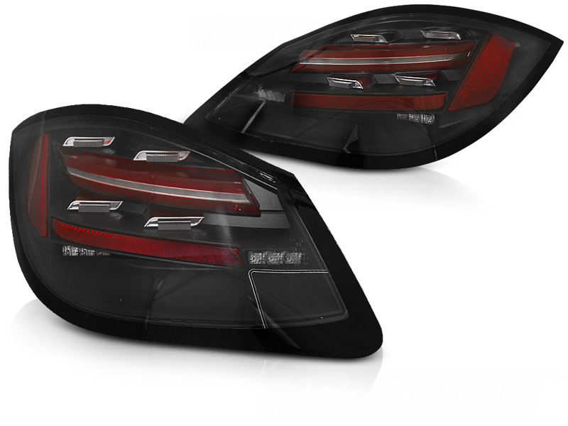 Baklykter Porsche BOXSTER/CAYMAN 987 09-12 LED Bar SEQ Svart - Bilde 2