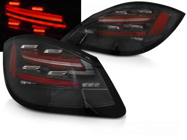 Baklykter Porsche BOXSTER/CAYMAN 987 09-12 LED Bar SEQ Svart – bilde 1 av 2