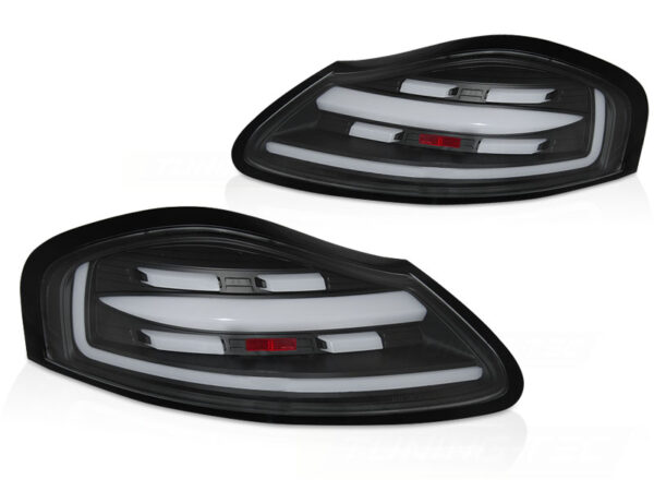 Baklykter Porsche BOXSTER 986 96-04 LED Bar SEQ Svart – bilde 2 av 2