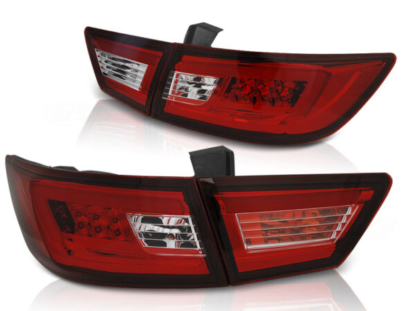 Baklykter Renault CLIO IV 13-16 Hatchback LED Bar Rød/Hvit – bilde 2 av 2