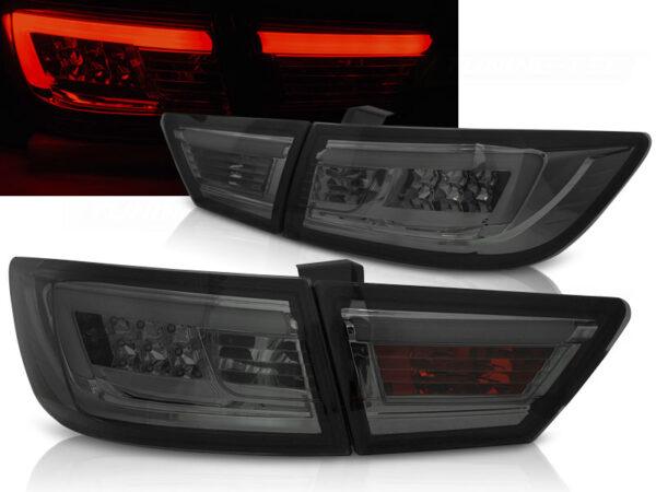Baklykter Renault CLIO IV 13-16 Hatchback LED Bar Røykfarget – bilde 1 av 2