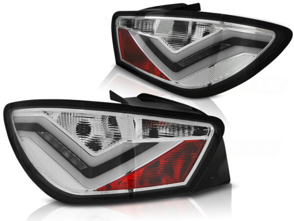 Baklykter Seat Ibiza 6J 3D 06.08-12 Hatchback 3D LED Bar Krom – bilde 2 av 2