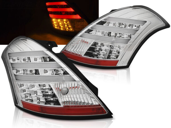 Baklykter Suzuki SWIFT V 10- LED Bar Krom – bilde 1 av 2