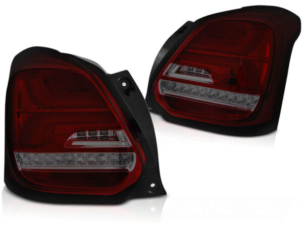 Baklykter Suzuki SWIFT VI 17-23 LED Bar SEQ Rød/Røykfarget – for original LED – bilde 2 av 2