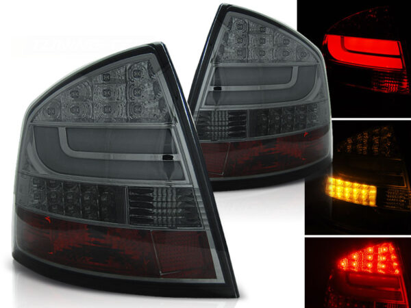 Baklykter Skoda Octavia II Sedan 04-12 LIFTBACK LED Bar Røykfarget – bilde 1 av 2