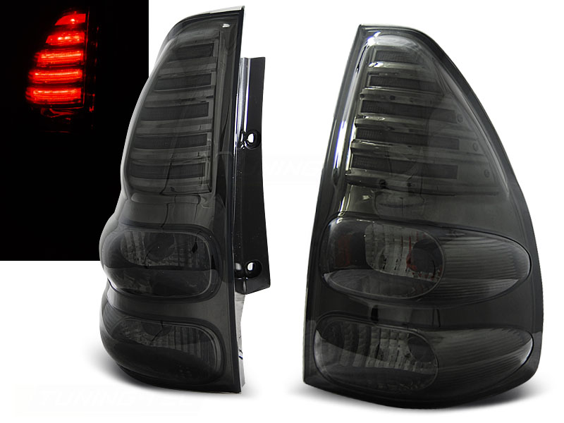 Baklykter Toyota Land Cruiser 120 03-09 Smoke Led