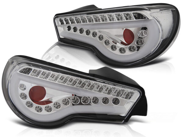 Baklykter Toyota GT86 12-16 LED Bar SEQ Krom – bilde 2 av 2