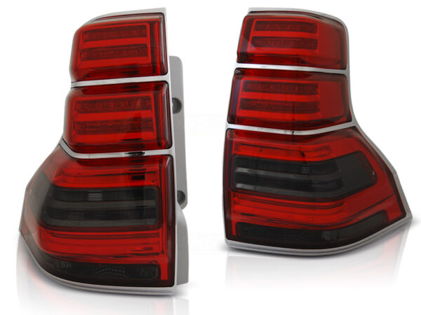 Baklykter Toyota LAND CRUISER 150 09-13 LED Rød/Røykfarget – bilde 2 av 2