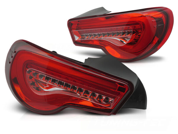 Baklykter Toyota GT86 12-21 LED Bar SEQ Rød – bilde 2 av 2