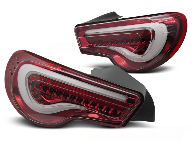 Baklykter Toyota GT86 12-21 Led Bar Red White Seq - Bilde 2