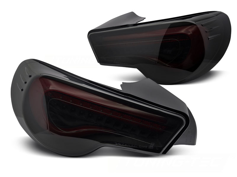 Baklykter Toyota GT86 12-21 Led Bar Black Smoke Red Seq - Bilde 2