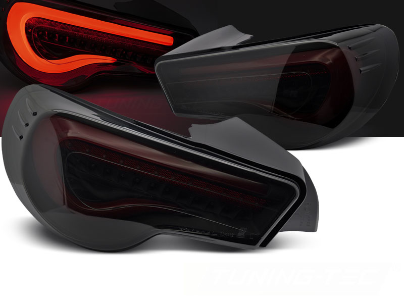 Baklykter Toyota GT86 12-21 Led Bar Black Smoke Red Seq