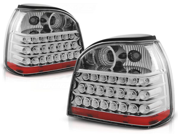 Baklykter VW Golf 3 09.91-08.97 Hatchback, Cabrio LED Krom – bilde 2 av 2