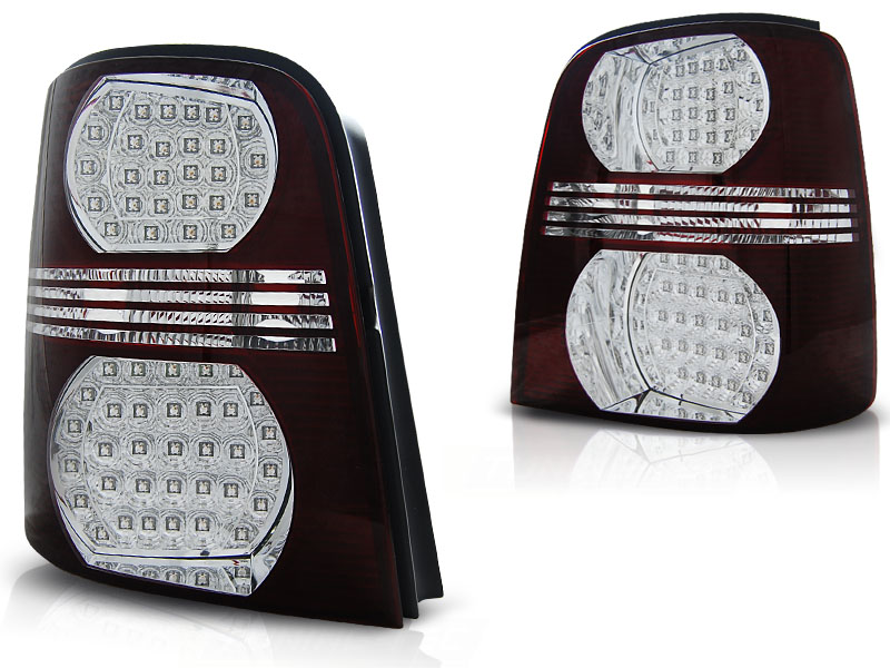 Baklykter VW Touran 02.03-10 Led Red White - Bilde 2