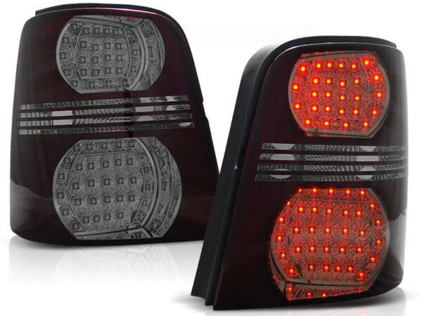 Baklykter VW TOURAN 02.03-10 LED Rød/Røykfarget