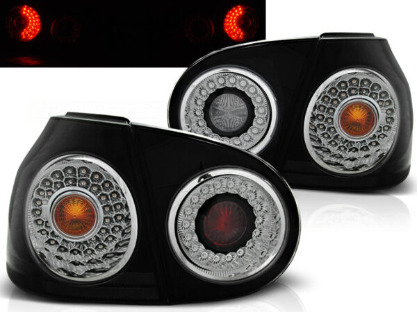Baklykter VW Golf 5 10.03-09 Hatchback LED Røykfarget – bilde 1 av 2