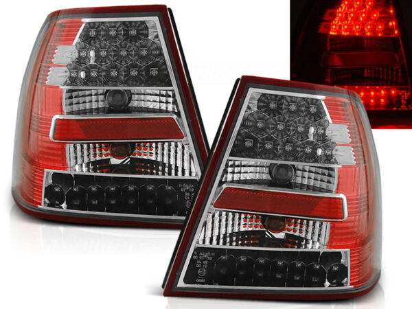 Baklykter VW BORA 09.98-07.05 Sedan LED Rød/Hvit – bilde 1 av 2