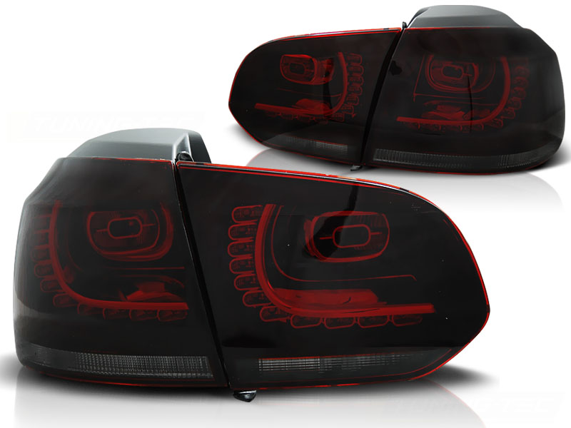 Baklykter VW Golf 6 10.08-12 Led Red Smoke - Bilde 2