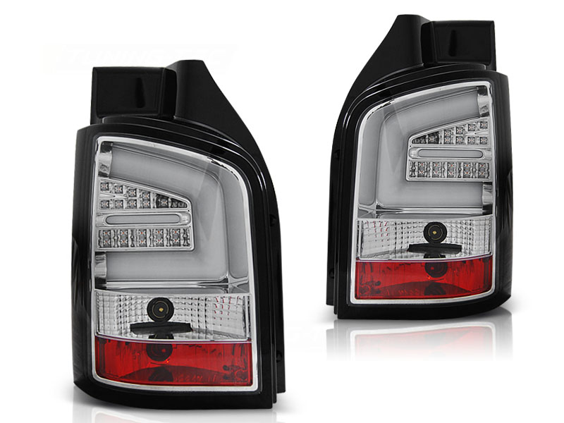 Baklykter VW T5 04.03-09 Led Bar Chrome - Bilde 2