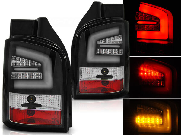 Baklykter VW T5 04.03-09 Bakluke LED Bar Svart – bilde 1 av 2
