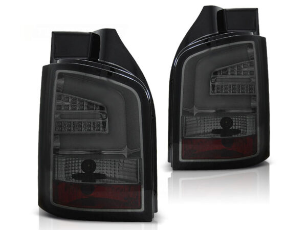 Baklykter VW T5 04.10-15 Bakluke LED Bar Røykfarget