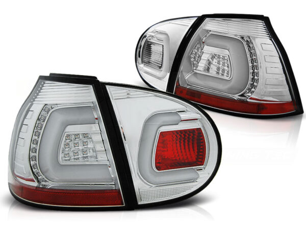Baklykter VW Golf 5 10.03-09 Hatchback LED Bar Krom – bilde 2 av 2