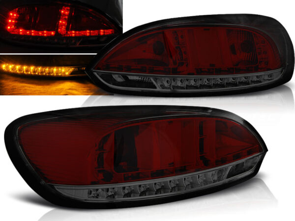 Baklykter VW Scirocco III 08-04.14 LED Rød/Røykfarget – bilde 1 av 2