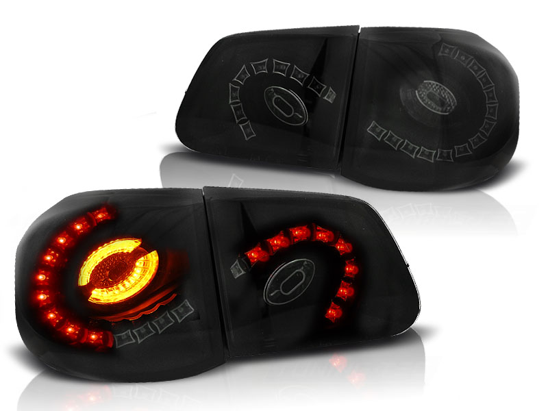 Baklykter VW Tiguan 10.07-11 Led Smoke Black - Bilde 2
