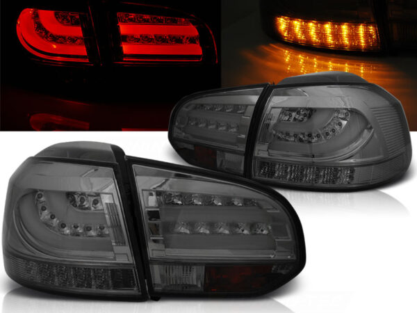 Baklykter VW Golf 6 10.08-12 LED Bar Røykfarget – bilde 1 av 2