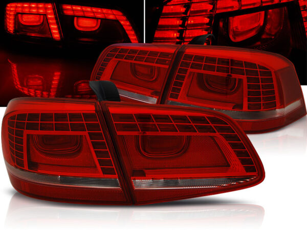 Baklykter VW Passat B7 Sedan 10-.10-10.14 LED Rød/Hvit – for original LED – bilde 1 av 2