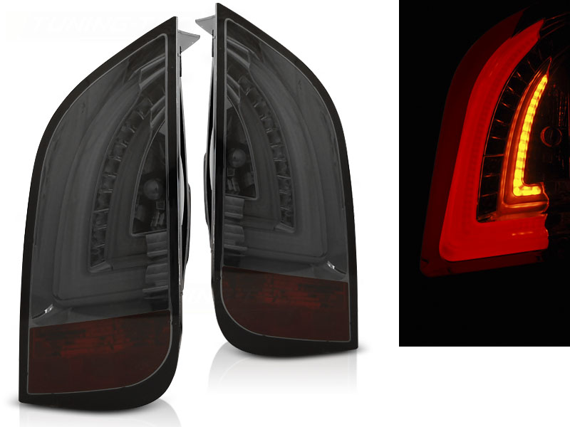Baklykter VW UP! 3.11- / Skoda Citigo 12.11- Led Bar Smoke