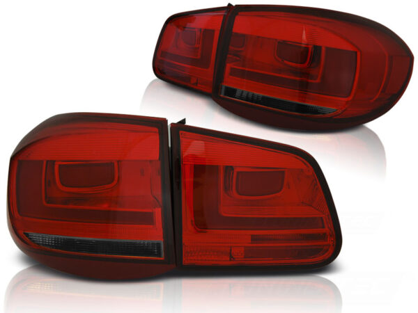 Baklykter VW TIGUAN 07-07-.11 LED Bar Rød/Røykfarget – bilde 2 av 2