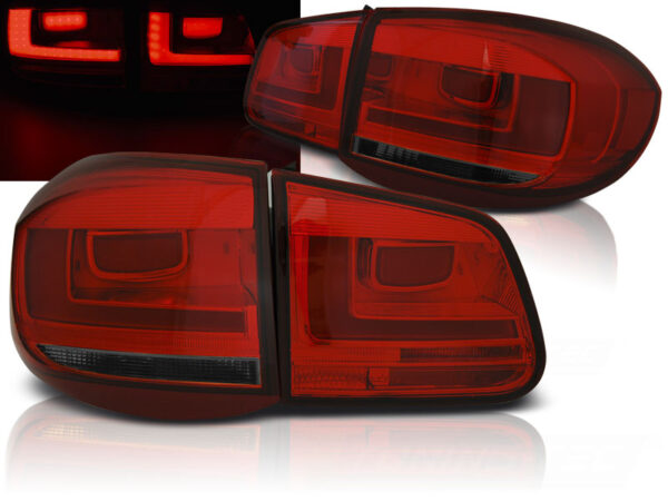 Baklykter VW TIGUAN 07-07-.11 LED Bar Rød/Røykfarget – bilde 1 av 2
